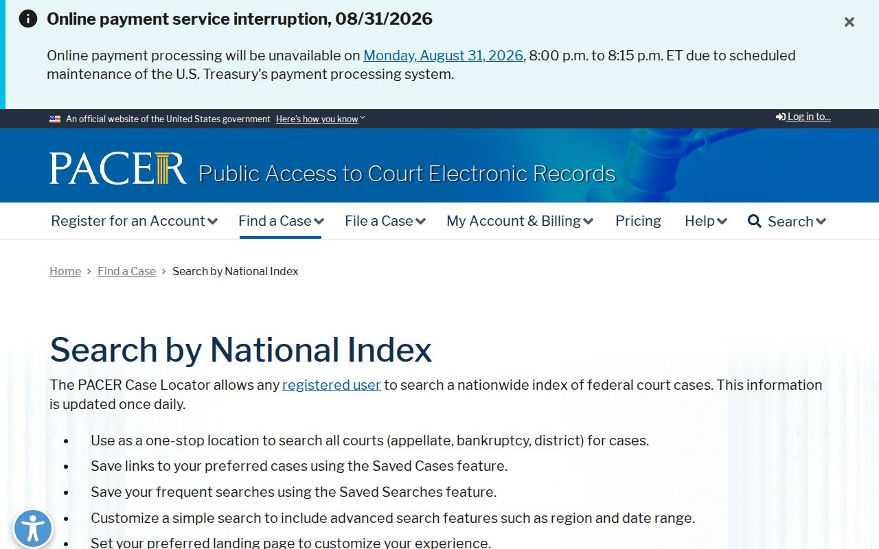 Chippewa County court records federal PACER search source
